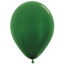 Шар (10''/25 см) Темно-зеленый (532), металлик.