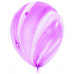 Шар Мрамор (12''/30 см) Фиолетовый, агат.