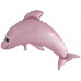 Шар (40''/102 см) Фигура, Дельфин, Розовый, 1 шт.