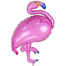 Шар (38''/97 см) Фигура, Фламинго, Розовый, 1 шт.