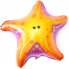 Шар (26''/66 см) Фигура, Морская звезда, 1 шт.