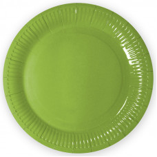 Тарелки (9''/23 см) Зеленый, 6 шт.